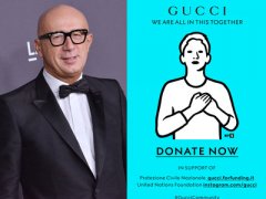 GUCCI捐6600多万予群众募资更将社群帐号暂交给WHO利用